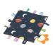 Baby Security Blanket Baby Security Blanket Soft Cute Space Pattern Infant Soothing Blanket with Teether Sensory Toy