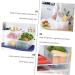Uonlytech Food Storage Box Fridge Clear Refrigerator Bins Egg Container Plastic Container Egg Tray re-usable - Buy Online on GoSupps.com
