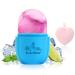 Ice Roller Facial Ice Roller Face Ice Roller for Face Eyes and Neck with Face Scrubber Sponge (BLUE)
