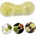 MAGICLULU Condiment Containers 1pc Dipping Dish Sauce Dim Sum Dishes Ceramics Dessert Plates Ceramic 13.2X7.8X2.8CM Yellow - Buy Online on GoSupps.com