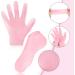 Sibba 2 Pairs Silicone Moisturizing Gloves and Socks Spa Gel Hydrating Gloves for Overnight Bedtime Heal Eczema Sleeping Lotion Hand Treatment Gloves Socks Repair Rough Cracked Dry Chapped Skin - Buy Online on GoSupps.com