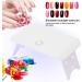 Mini 24w Foldable USB Nail Dryer | Energy Saving LED UV Lamp for Gel Polish | Single Key Operation for Home Use - Buy Online on GoSupps.com