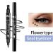Eye Liner Stamp Pens - Liquid Pencil Eye Liners Stamp | Double-Headed Eye Liner Pen Waterproof Liquid Liner Eye Makeup Stencil Smudge Proof Eyeliners - Buy Online on GoSupps.com