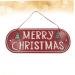 FUNOMOCYA Ornament Emblems Christmas Hanging Plaque Christmas Door Signs Decorations Decorative Items Window - Buy Online on GoSupps.com