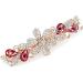 JYTDBCS Flower Hair Clip Pin Crystal Hair Barrettes Sparkly Barrettes Pin Makeup Hair Clips Glitter Hair Clips Accessories for Women Girl. - Buy Online on GoSupps.com
