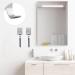 Razor Bracket Shower Holder 2 Pieces Stainless Steel Self-Adhesive No Drilling Needed for Bathroom & Kitchen - Buy Online on GoSupps.com