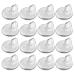 Xinlie 16Pcs toe protection pillow toe protection made of silicone gel pad toe protectors toe spreader gel silicone jet insert flip flop sandal insoles for flip flops & high heel and sandals
