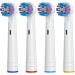 Replacement Toothbrush Heads for Oral-B, 4 Pack Replacement Heads Compatible with Oral B Braun Electric Toothbrush