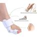 SULOY Bunion Corrector: Adjustable Strength for Bunions & Crooked Toes - Soft Fabric, Comfortable Toe Straightener - Relief for Hallux Valgus - 1 Pair - Buy Online on GoSupps.com