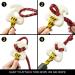 Obcursco 16ft Boat Tow Harness for 4 Rider Towable Tube Water Ski Wakeboard - Yellow/Black - Buy Online on GoSupps.com