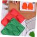 CIYODO Christmas Baking Molds Silicone Molds Gum Paste Molds Tool Trays DIY Handicraft Mold Crafts Fudge - Buy Online on GoSupps.com