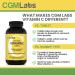 CGMLABS Non Acidic Vitamin C Dietary Supplement 1500mg with Calcium. Gentle on Stomach Immune/Bone Support (500) - Buy Online on GoSupps.com