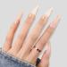 Sinlov 24-Piece Nude Coffin Art Nails | Long Ballerina Press-On Artificial Fingernails - Perfect for Stylish Looks - Buy Online on GoSupps.com
