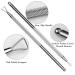 Borogo 23Pcs Cuticle Pusher and Cutter Set with Nail File and Pedicure Tool - Double Sided, Rectangular Nail Buffer for Fingernail and Toenail Care - Buy Online on GoSupps.com