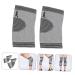 FRCOLOR 2 Pairs Warm Pads Brace | Protective Cushion Rodilleras para Gym | Sleeve Support for Men & Women | Light Grey - Buy Online on GoSupps.com