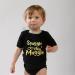 Baby Boys Girls Snuggle This Muggle Bodysuit Set 6-9 Months | Black Short Sleeve Outfit with Striped Pants & Hat - Buy Online on GoSupps.com