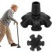 Walking Stick Rubber Tips Cane Tips Walking Stick Rubber Ends Rubber Ferrule for Walking Sticks Stable 6 Point Non-Slip Cane Tip Heavy Duty Crutch Pads (2) - Buy Online on GoSupps.com