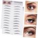 MAGICLULU 4 Pcs 3d Eyebrow Stickers Natural Eyebrow Sticker -like Artificial Eyebrow 6d Template Water Proof - Buy Online on GoSupps.com