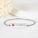 JERWLI Type 2 Diabetes Bracelet - 925 Sterling Silver Diabetic Awareness Alert Bracelet for Women and Girls | Medical ID Jewelry - Buy Online on GoSupps.com