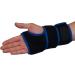 Protexx Right Wrist Palm Thumb Hand Sport Brace | Protective Support with 2 Aluminum Alloy Stays - Black - Buy Online on GoSupps.com