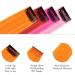 12 Pcs Rainbow Party Highlights 22 inch Clip in Hair Extensions - Colorful Synthetic Hairpieces for Women, Kids, and Girls - Buy Online on GoSupps.com
