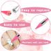 Lusofie 16Pcs Wax Replacement Head Tips for Nail Rhinestones Picker Tool - Pink - Buy Online on GoSupps.com