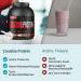 Body Attack Creatine Protein Shake - Vanilla 2kg | Gluten-Free Pre & Post Workout Supplement | 3G Creapure Wheypep Glutamine Arginine & Ornithine - Made in Germany - Buy Online on GoSupps.com
