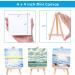 Mini Canvases 18 Pack with Mini Easel - 4x4 Inches Painting Kit for Kids & Teens - Acrylic, Oil, Watercolor - Art Canvases Set - Buy Online on GoSupps.com