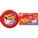 Hubba Bubba Chewing Gum Snappy Strawberry Mega Long Tape 12 Packs of 180 cm & Chewing Gum Seriously Strawberry 20 Packs of 5 Pieces