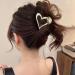 6 Pack Heart-Shaped Hair Clips Metal High Ponytail Holders Anti-Slip Retro Hair Barrettes for Women Girls - Buy Online on GoSupps.com