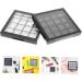 NOLITOY 2pcs Eye Shadow Box Blush for Cheeks Empty Eyeshadow Case Eyeshadow Sub Plate Supplies Travel Pack 9.5X9.5X1.5CM As Shown - Buy Online on GoSupps.com
