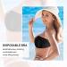 JUNFAN 50 Pack Disposable Strapless Bra Underwear for Women - Individually Wrapped for Beauty Salon, SPA, Spray Tanning - Black - Buy Online on GoSupps.com