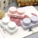 Exceart Contact Lens Organizer - Travel Case & Holder for Lens Care - Pink Eye Contact Container - Buy Online on GoSupps.com