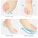 Polyurethane Big Toe Bunion Corrector Sleeves - Orthopedic Toe Separators for Men and Women | Bunion Relief Socks (Size Small) - Buy Online on GoSupps.com