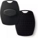 Silicone Body Scrubber Exfoliating Body Scruber Loofsh Brush Cleaning & Exfoliating Your Skin Lather Boosting Bristles Long-Lasting Easy to Clean Black(1Pack) 1 Pack