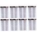 FRCOLOR 8 Pcs Eyebrow Stickers Black Makeup Eyebrow Transfer Tattoos Eyebrow Tool Eyebrow Trimming Applique
