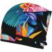 Tropical Palm Leaves Microfiber Hair Towel | Soft Super Absorbent Wrap for Women | Quick Dry Coral Velvet Cap for Long Curly & Thick Hair - Buy Online on GoSupps.com