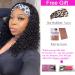 Curly Headband Wig for Black Women - 12 Inch Deep Wave Human Hair, 150% Density, No Lace - Buy Online on GoSupps.com