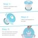 INSOUR 2 in 1 Portable Potty for Toddler Travel - Baby Potty Training Toilet Seat for Car, Camping & Indoor Use | 9.84 Inch Emergency Potty - Buy Online on GoSupps.com