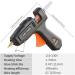 KEMAISI 100W Full Size Hot Glue Gun Kit with 30 Premium Sticks - Temperature Adjustable Heavy Duty Craft Gun - Buy Online on GoSupps.com