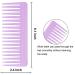 Wide Tooth Detangling Comb Set for Long, Curly, and Wet Hair - No Handle Styling Shampoo Comb - 2 Pieces (Pink & Purple) - Buy Online on GoSupps.com