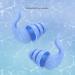 Noise Cancelling Ear Plugs | Noise Cancelling Waterproof Earplugs - Men & Women Ergonomic Earplugs Portable Ear Plugs with Carrying Case for Swimming Blue - Buy Online on GoSupps.com