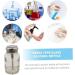 Push Glass Bottle Push Down Alcohol Dispenser for Nail Polish Makeup Remover 80ML press type alcohol bottle - Buy Online on GoSupps.com