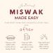 Miswak Sticks for Teeth - Natural Toothbrush No Toothpaste Needed Siwak Chew Sticks (1 Pack - Buy Online on GoSupps.com