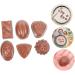 HEMOTON 6pcs Simulation Chocolate Toys for Miniature Food Pretend Play Faux Food Toys Flatback Chocolate Resin Charm Fake Chocolate Model Kid Toy Pvc Artificial Decorations Child - Buy Online on GoSupps.com