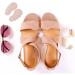 Healvian Forefoot Pad - 4 Pairs Leather Foot Orthotic Inserts & Anti-Slip Stickers for High Heels & Sandals - Comfort & Support - Buy Online on GoSupps.com