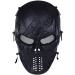 Scary Halloween Skull Airsoft Mask with Metal Mesh Eye Protection - Perfect for War Games, Cosplay, and Parties - Buy Online on GoSupps.com