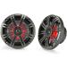 Kicker KM 6.5 Marine Speakers with UV Treatment, Charcoal/White Grilles & 7 Color LED System - Buy Online on GoSupps.com