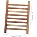 4pcs Household Travel Wooden Pallets As Shown 12X8.5X1.5CM - Buy Online on GoSupps.com