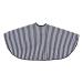Haircut Cape Apron Vertical Stripes Salon Gown Bib Hairdresser for Barbershop
